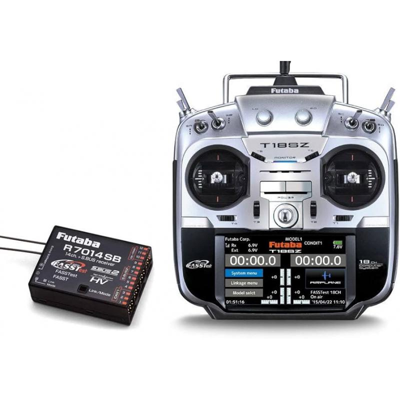 Futaba T32MZ WC,Futaba T18MZ,Spektrum iX20